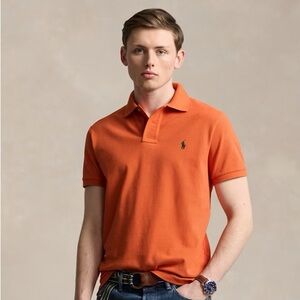 {POLO RALPH LAUREN} Orange Cotton Polo